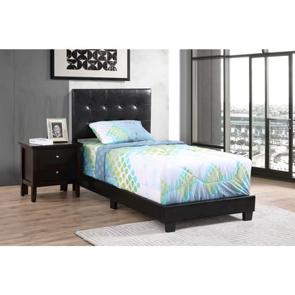 Glory Furniture Caldwell Twin Bed in Black Color