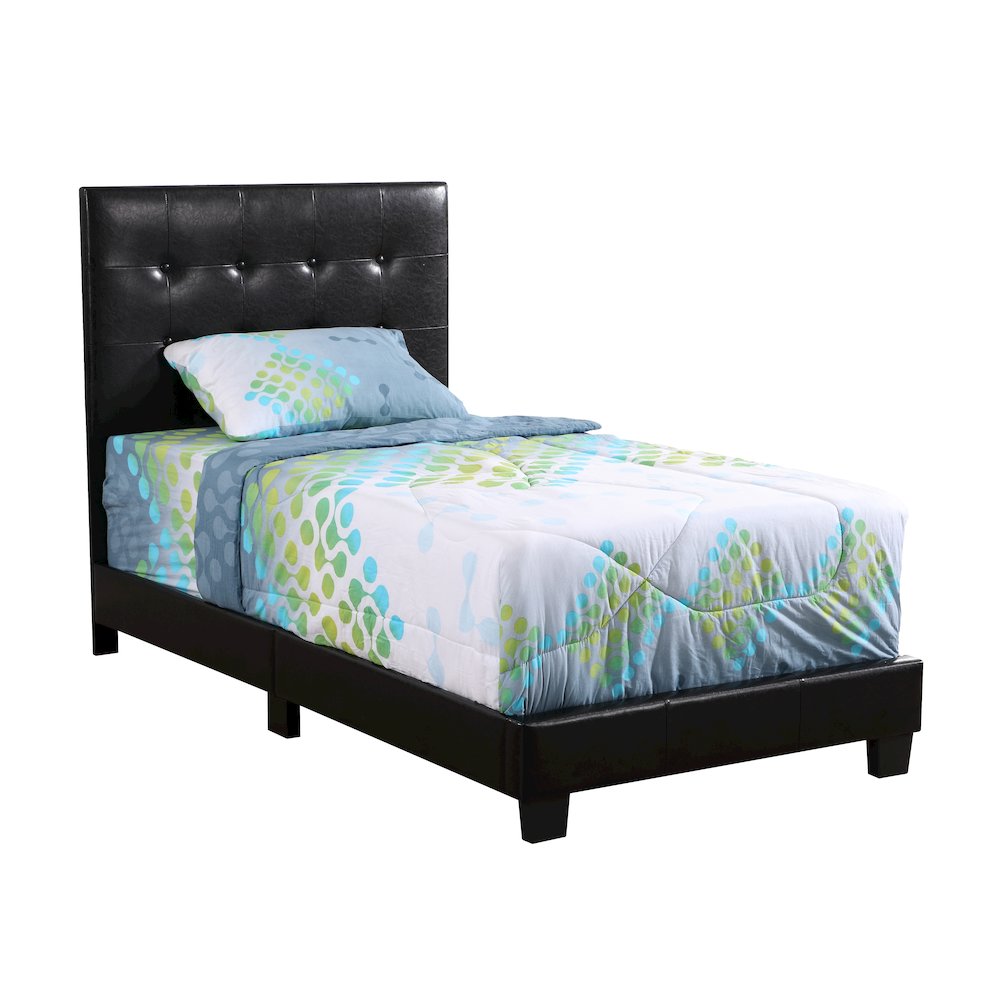 Glory Furniture Caldwell Twin Bed in Black Color