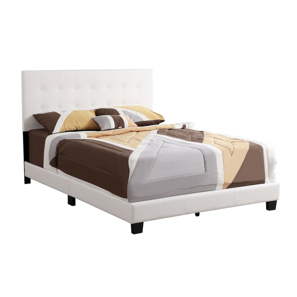 Glory Furniture Caldwell Queen Bed in White Color