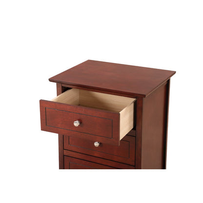 Glory Furniture Daniel   3 Drawer Nightstand, Cherry