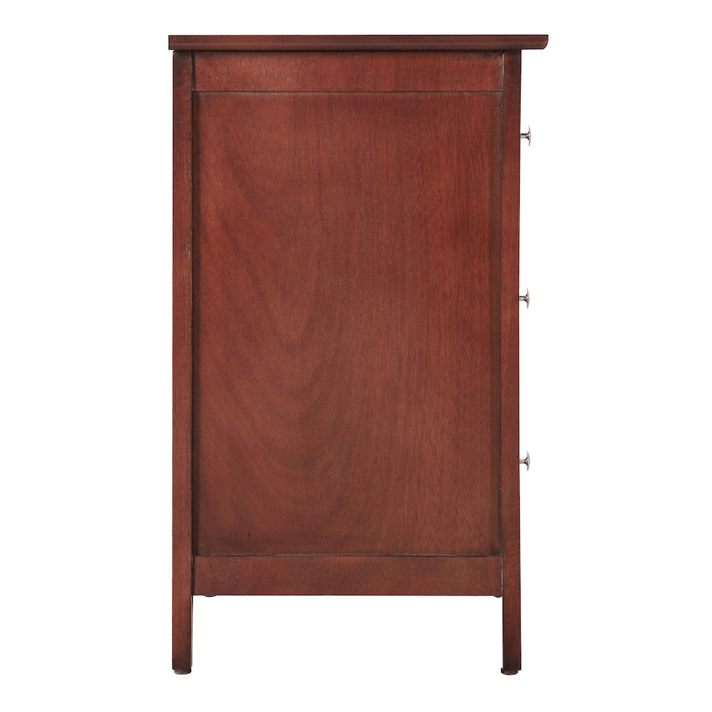 Glory Furniture Daniel   3 Drawer Nightstand, Cherry