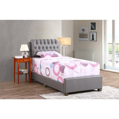 Glory Furniture Marilla   Twin Bed, Gray