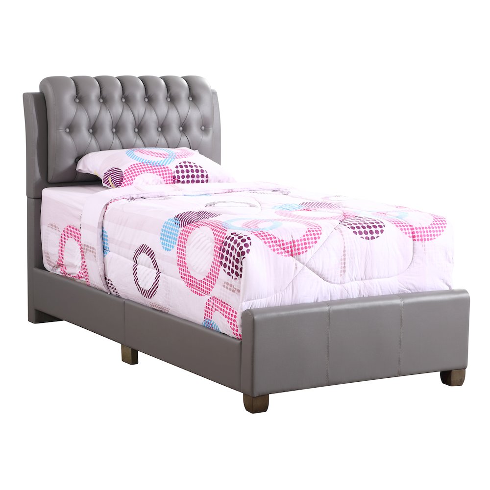 Glory Furniture Marilla   Twin Bed, Gray