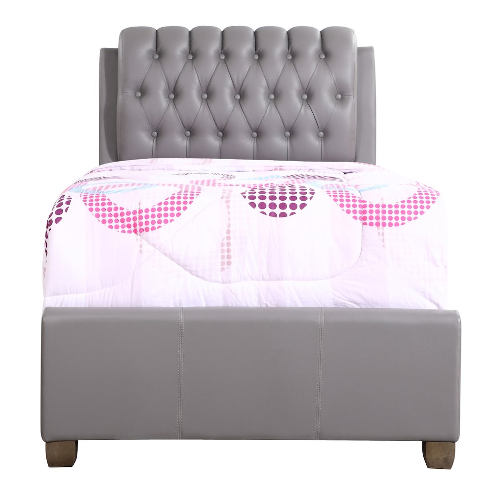 Glory Furniture Marilla   Twin Bed, Gray