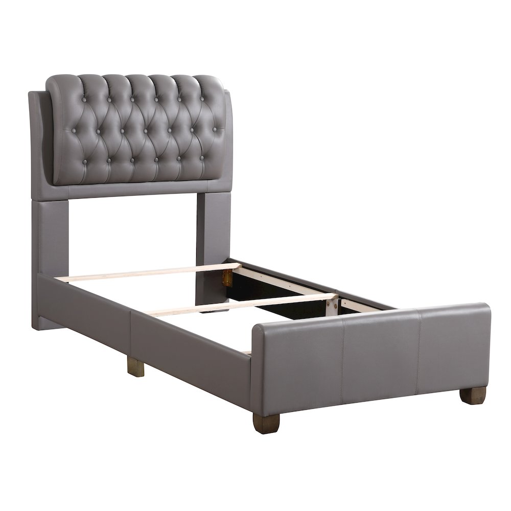 Glory Furniture Marilla   Twin Bed, Gray