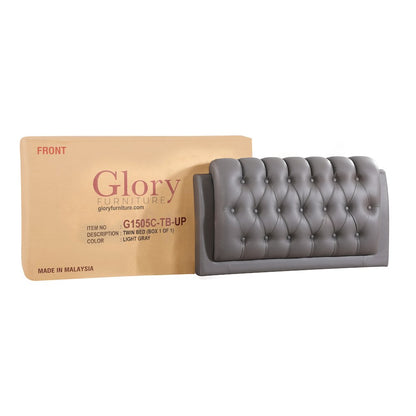 Glory Furniture Marilla   Twin Bed, Gray