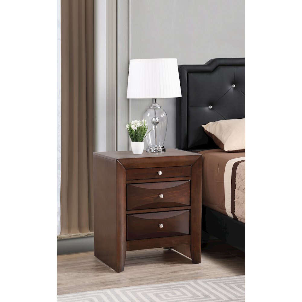 Glory Furniture Marilla   Nightstand, Cappuccino