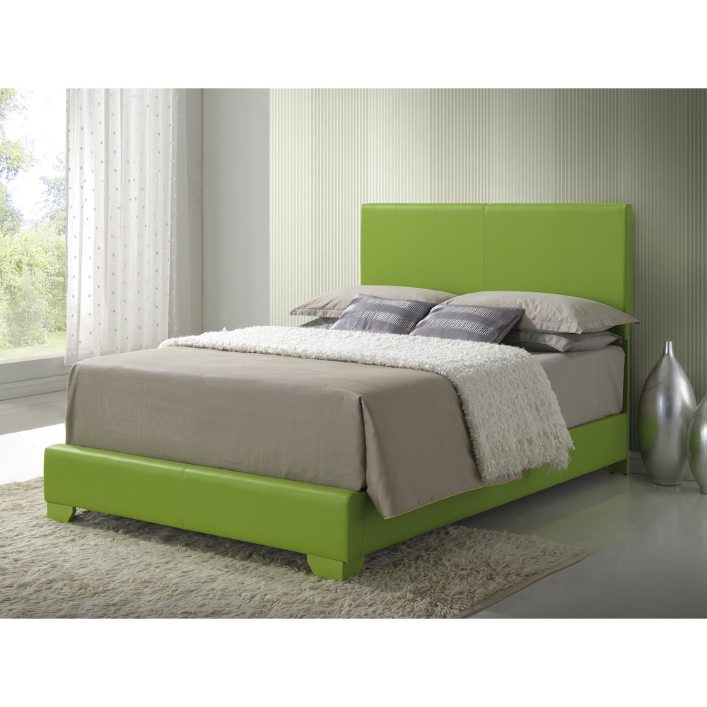 Aaron Queen Bed, Green