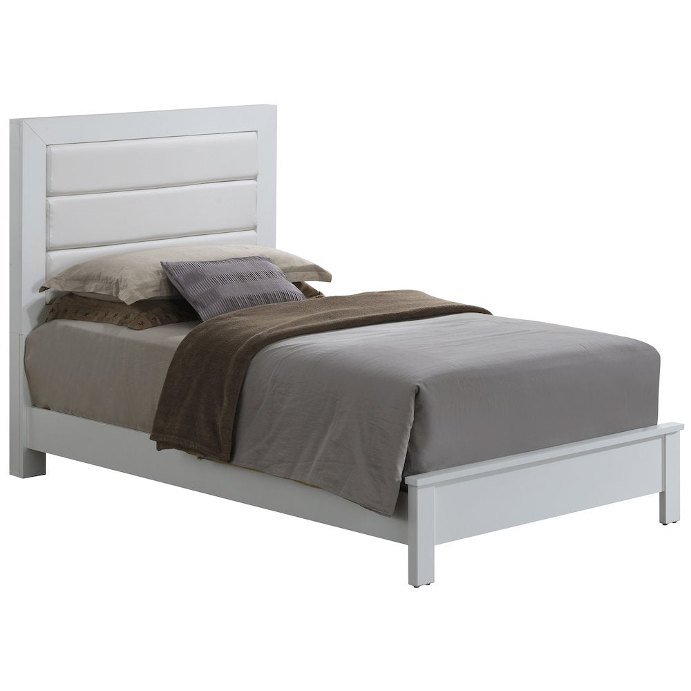 Glory Furniture Burlington   Twin Bed, White