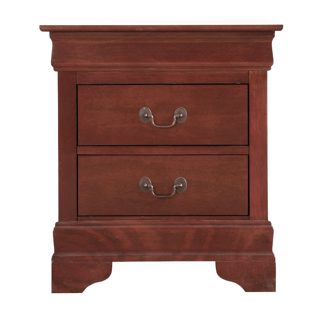Glory Furniture Louis Phillipe   Nightstand, Cherry