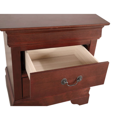 Glory Furniture Louis Phillipe   Nightstand, Cherry