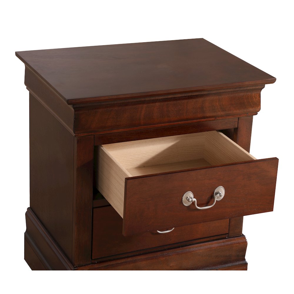 Glory Furniture Louis Phillipe   Nightstand, Cappuccino