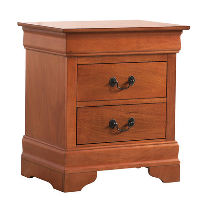 Glory Furniture Louis Phillipe   Nightstand, Oak