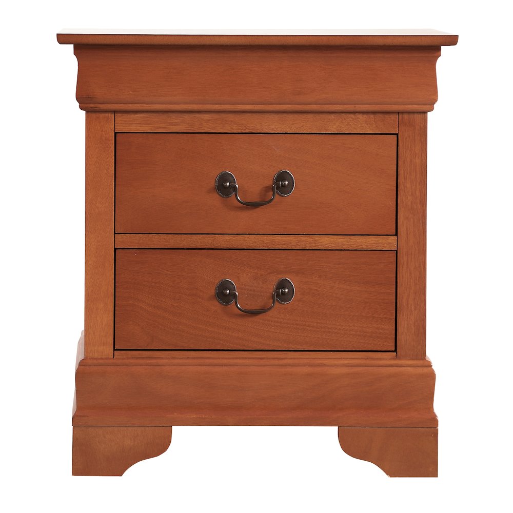 Glory Furniture Louis Phillipe   Nightstand, Oak