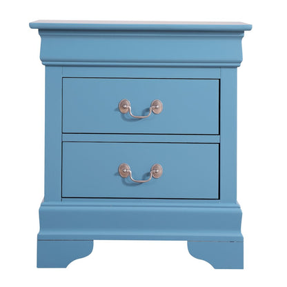 Glory Furniture Louis Phillipe   Nightstand, Blue