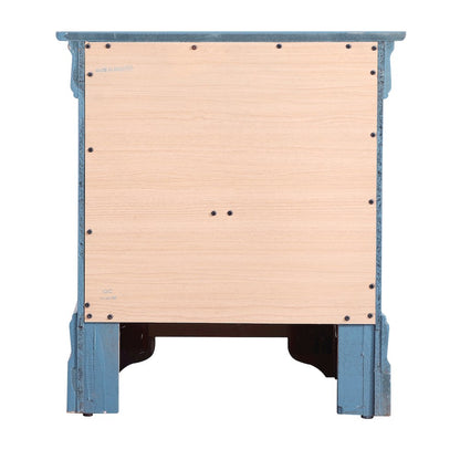 Glory Furniture Louis Phillipe   Nightstand, Blue
