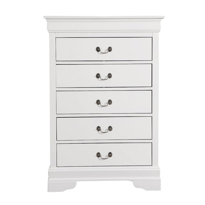 Glory Furniture Louis Phillipe   Chest, White