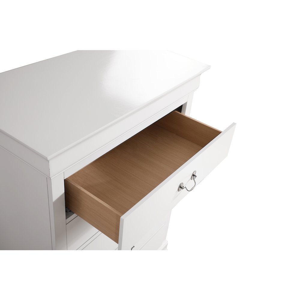 Glory Furniture Louis Phillipe   Chest, White