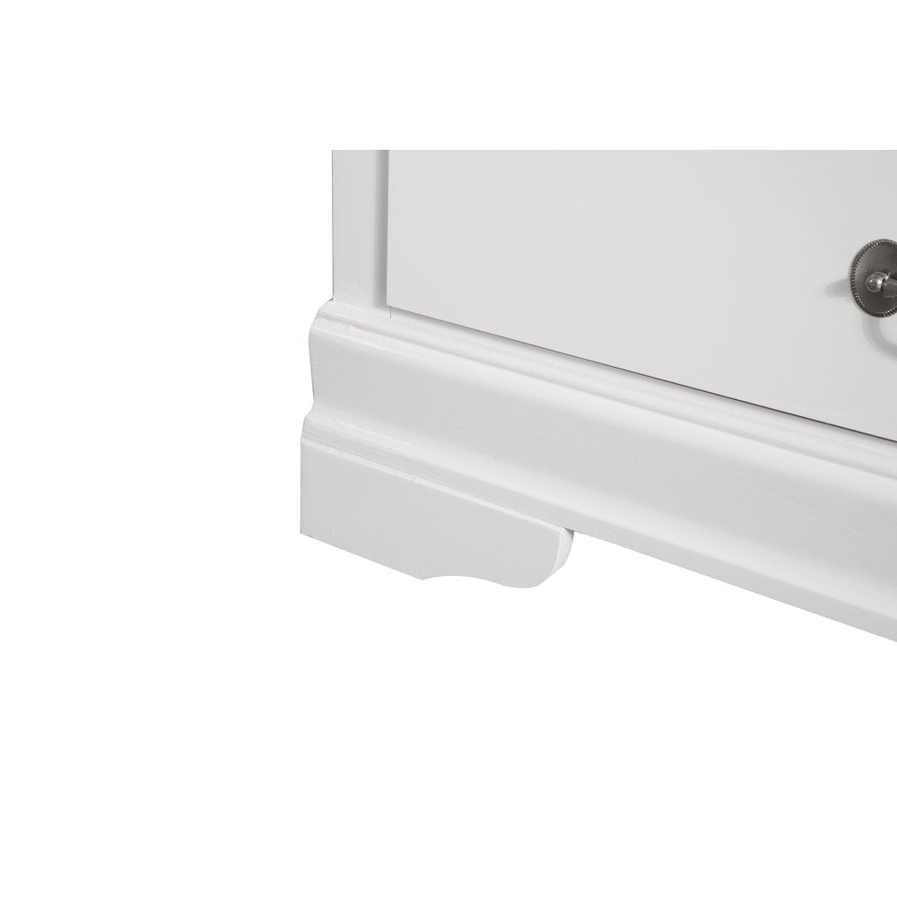 Glory Furniture Louis Phillipe   Chest, White
