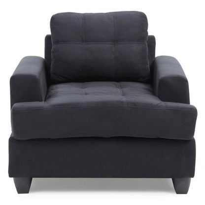 Glory Furniture Sandridge Accent Chair in Black Color
