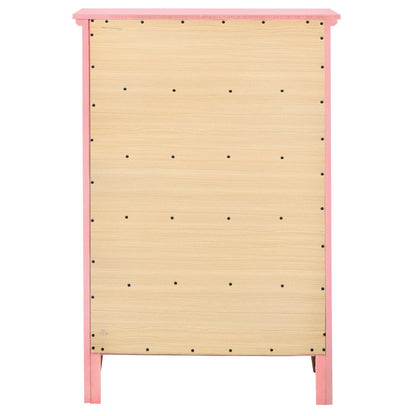 Glory Furniture Hammond Chest in Pink Color