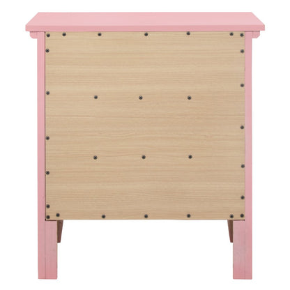 Glory Furniture Hammond Night Stand in Pink Color