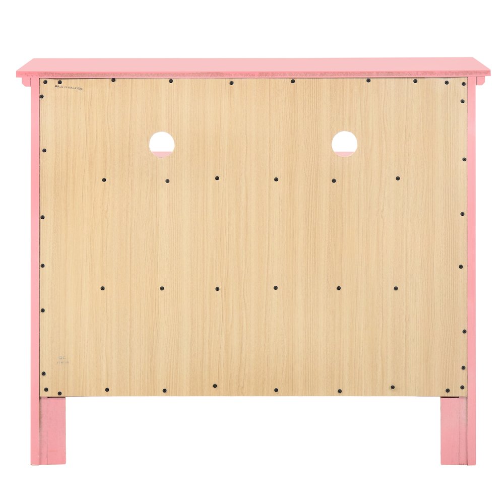 Glory Furniture Hammond Media Chest in Pink Color