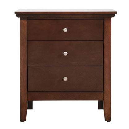Glory Furniture Hammond   3 Drawer Nightstand, Cappuccino