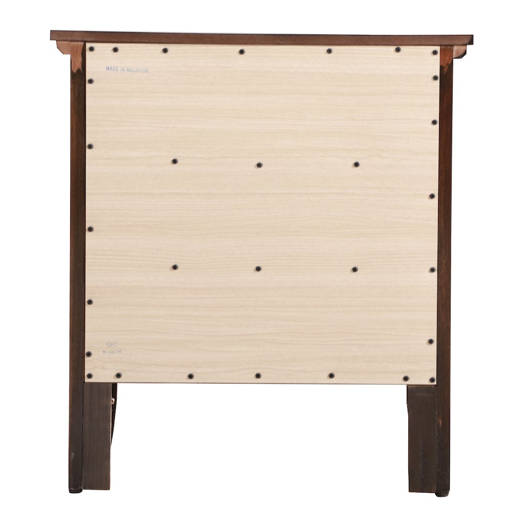 Glory Furniture Hammond   3 Drawer Nightstand, Cappuccino