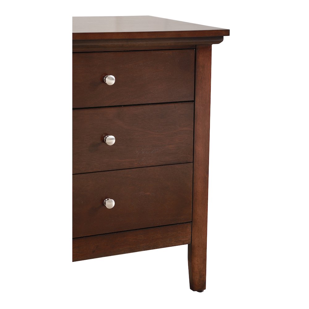 Glory Furniture Hammond   3 Drawer Nightstand, Cappuccino