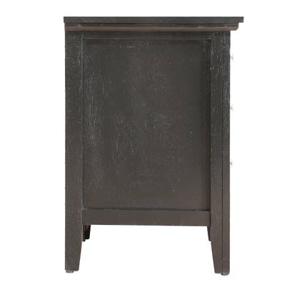 Glory Furniture Hammond   3 Drawer Nightstand, Black