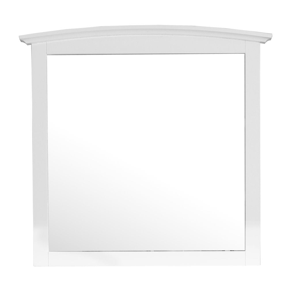 Glory Furniture Hammond   Arched Dresser Mirror, White