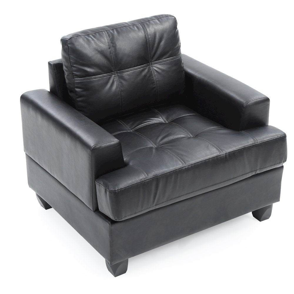Glory Furniture Sandridge Accent Chair in Black Color