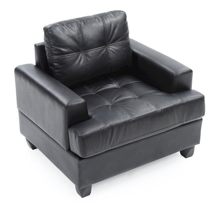 Glory Furniture Sandridge Accent Chair in Black Color