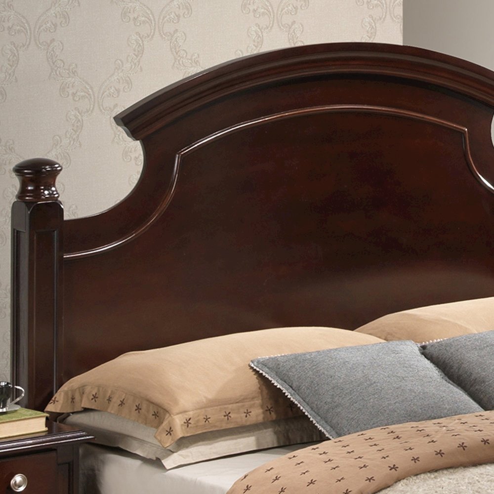 Glory Furniture Summit Queen Bed in Cappuccino Color