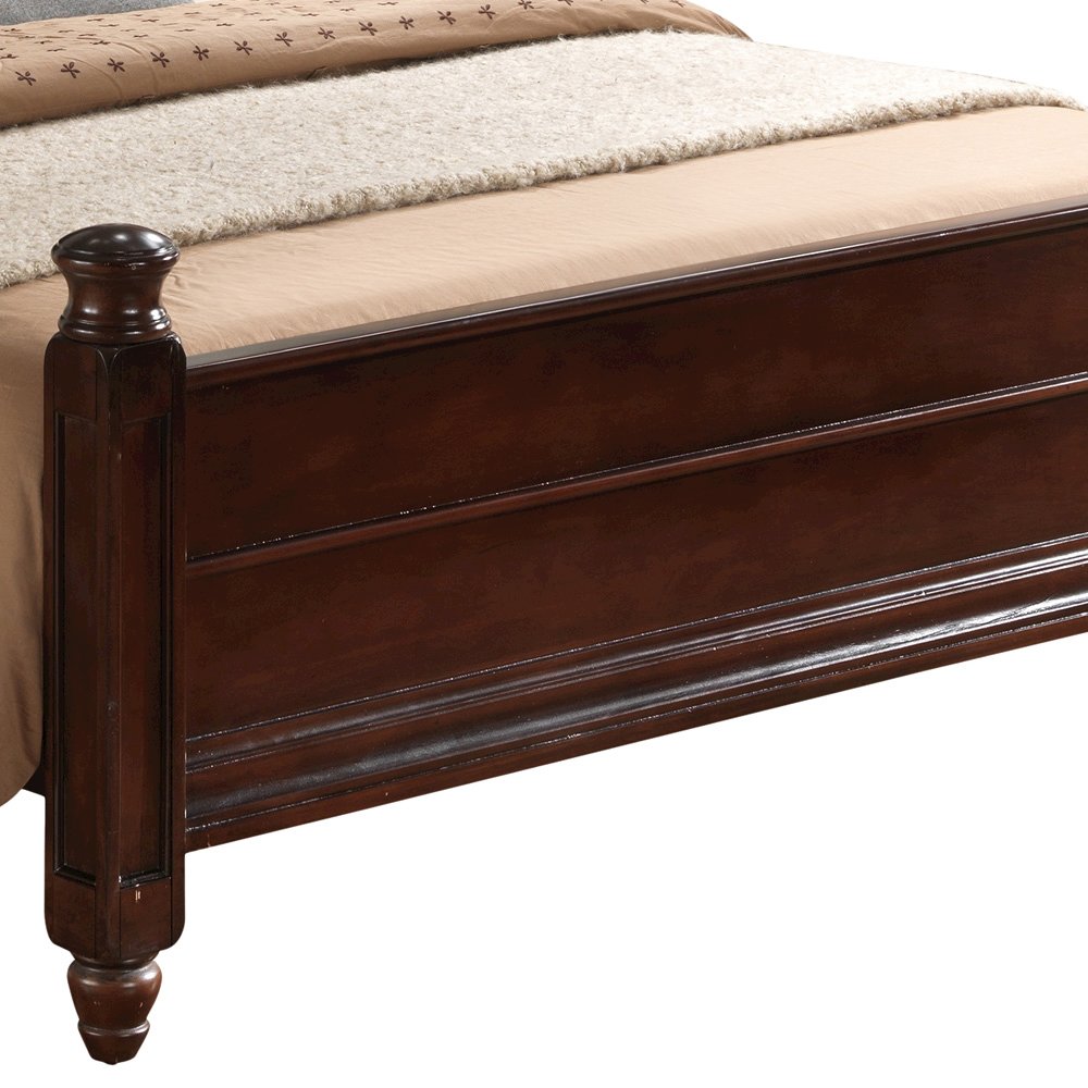 Glory Furniture Summit Queen Bed in Cappuccino Color