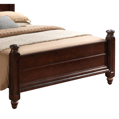 Glory Furniture Summit Queen Bed in Cappuccino Color