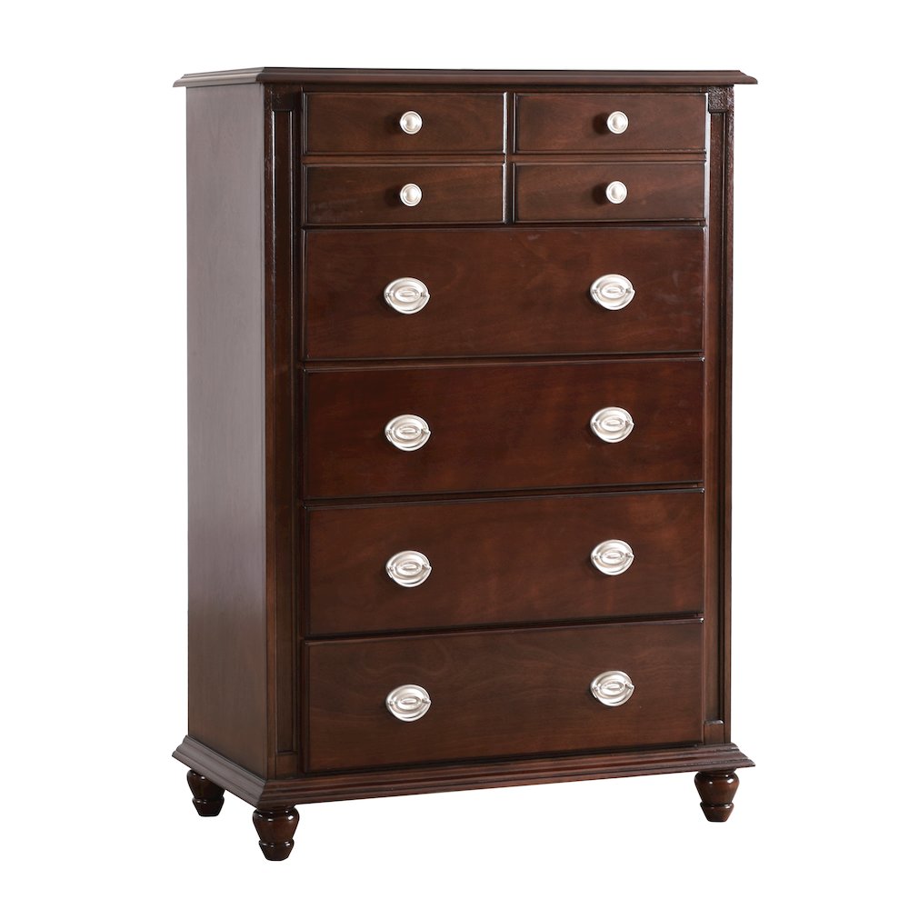Glory Furniture Summit Chest in Cappuccino Color
