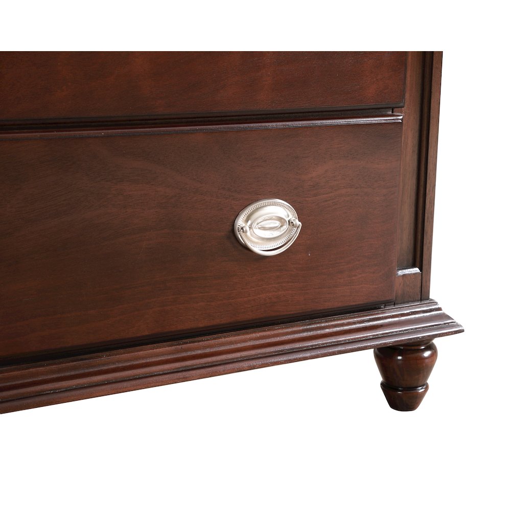 Glory Furniture Summit Chest in Cappuccino Color