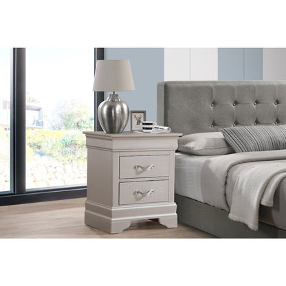Glory Furniture Lorana Nightstand in Champagne Color