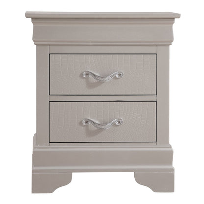 Glory Furniture Lorana Nightstand in Champagne Color