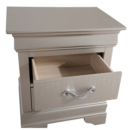 Glory Furniture Lorana Nightstand in Champagne Color