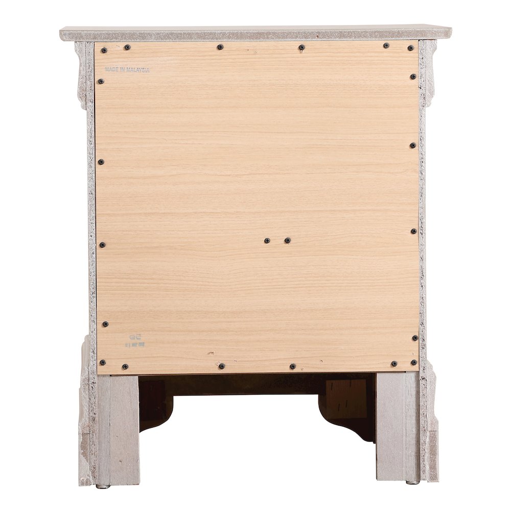 Glory Furniture Lorana Nightstand in Champagne Color