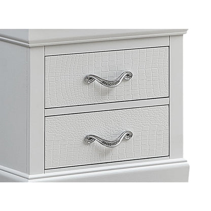 Glory Furniture Lorana Nightstand in White Color