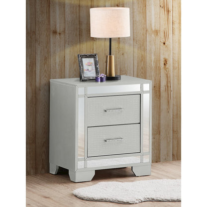Glory Furniture Madison Nightstand in Champagne Color