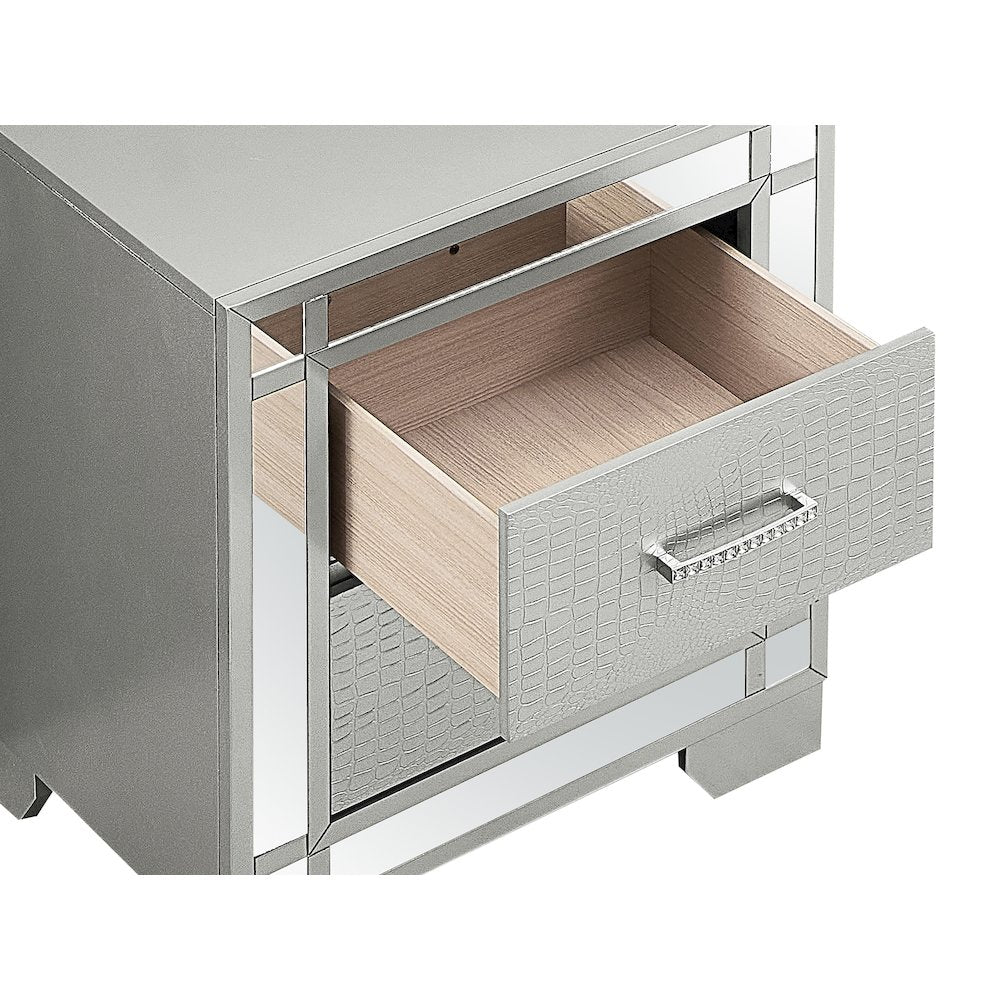 Glory Furniture Madison Nightstand in Champagne Color