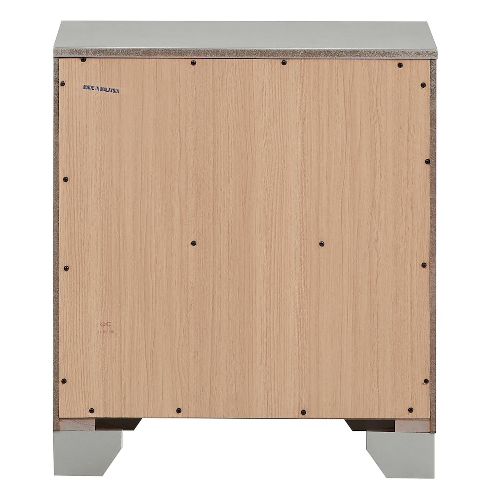 Glory Furniture Madison Nightstand in Champagne Color