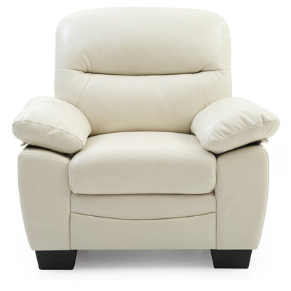 Glory Furniture Marta Accent Chair in Pearl Color