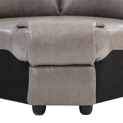 Glory Furniture Ward Sofa in Gray Color
