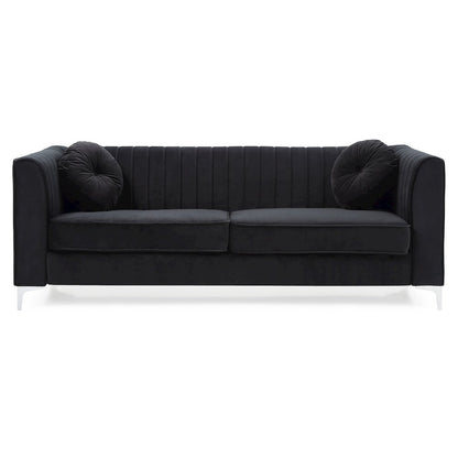 Glory Furniture Delray Sofa in Black Color